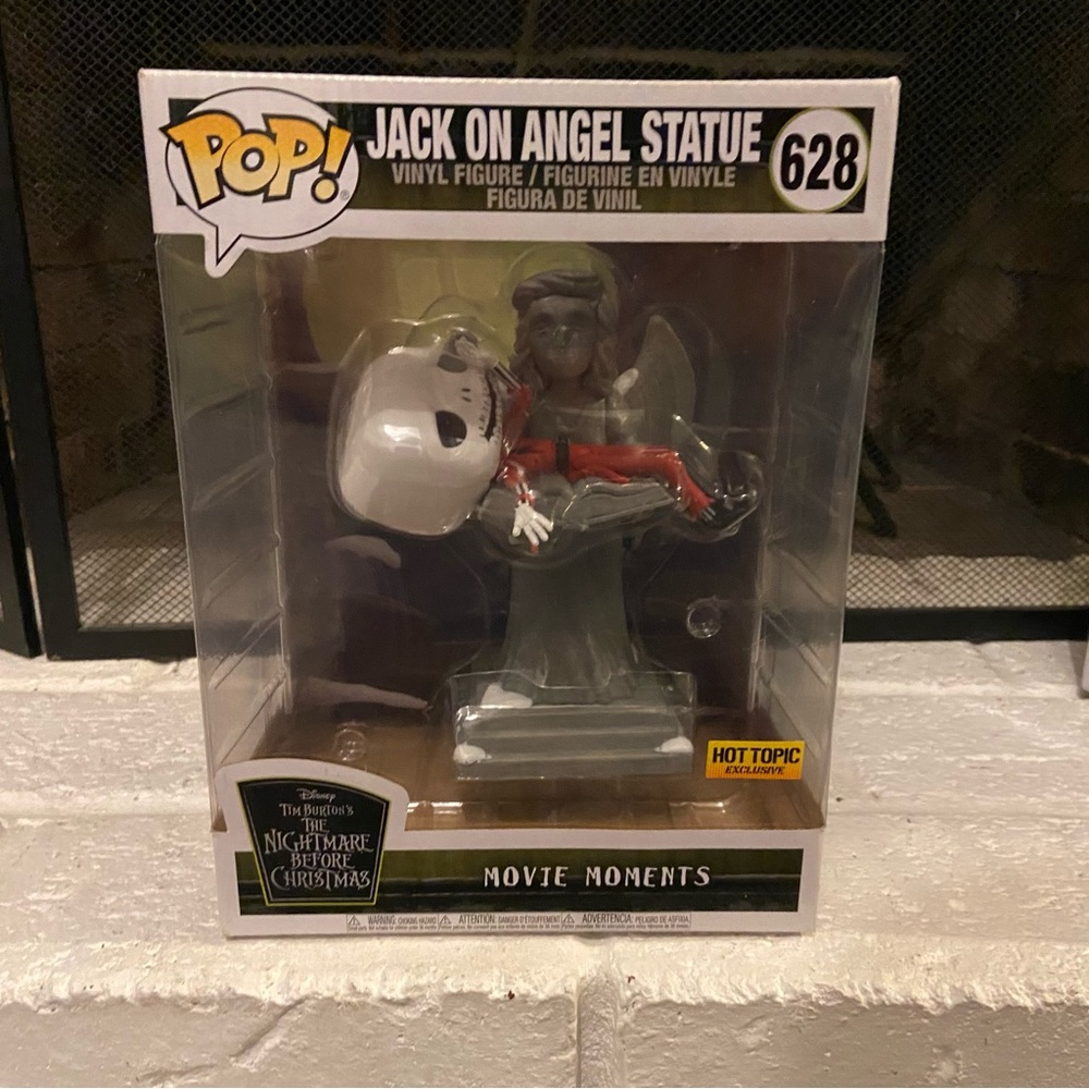Pop! Vinyl Movie Moments 628 Jack On Angel Statue The Nightmare Before Christmas